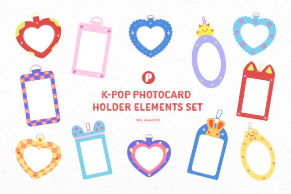 Download K-Pop Photocard Holder Element Set - Element Collection