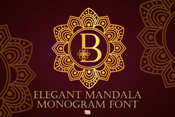 Download Elegant Mandala Monogram - Elegant Collection