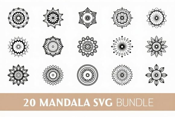 Download Elegant Mandala SVG Bundle - Elegant Collection