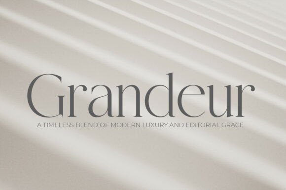 Download Grandeur – Elegant Classic Serif - Elegant Collection