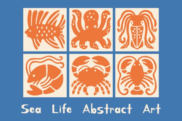 Download Sea Life Abstract Art - Premium Resources