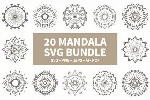 Download Elegant Mandala SVG Bundle - Elegant Collection