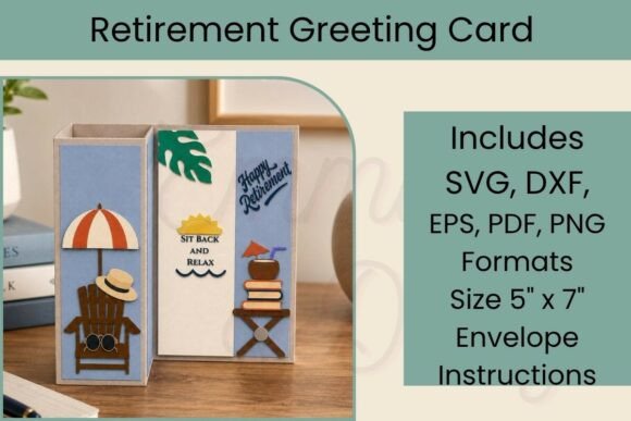 Download Retirement Greeting Card SVG - Card Collection