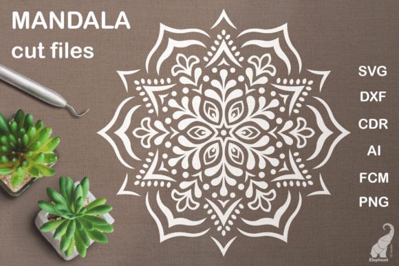 Download Elegant Mandala SVG Cut Files - Elegant Collection